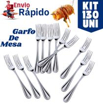 Kit 130 Garfos de Mesa Talher de Aço Inox Premium Para Casas Restaurantes Bares Buffet Kit 130 Garfos de Mesa Talher de Aço Inox Premium Para Casas Restaurantes Bares Buffet