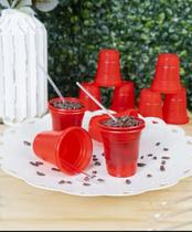 Kit 130 Peças Copinho Doce Colher Festa Decoraçao Aniversario