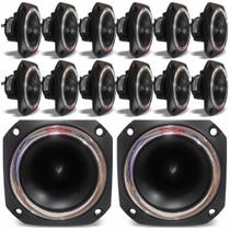Kit 14 Alto Falantes Compacto Tweeters Bomber PST 001 150 Watts RMS 8 Ohms