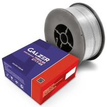 Kit - 14 Arame Para Solda Mig Revestido Uso Sem Gás 0,8mm E71t-sg - Rolo 1kg - Galzer