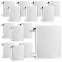 Kit 14 Arandelas Quadrada Alto Falantes Frahm 6 pol 40 Watts Rms 8 Ohms Branca