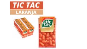 Kit 14 Balas Tic Tac Sabor Laranja Kit 14 Balas Tic Tac Sabor Laranja