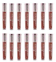 Kit 14 Batom Líquido Matte Cor 28 Marsala 4ml-Ramona Make Up