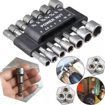 Kit 14 Bits Soquete Canhão Hexagonal 1/4 Para Parafusadeira - Pen tech