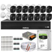 Kit 14 Cameras 1220 Full Color Intelbras Dvr Mhdx 16 Ch Color Noite C/HD 1TB Kit 14 Cameras 1220 Full Color Intelbras Dvr Mhdx 16 Ch Color Noite C/HD 1TB