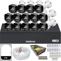 Kit 14 Câmeras 1220B Full Color Intelbras Dvr Mhdx 16ch Hd 1TB colorido 24hrs Kit 14 Câmeras 1220B Full Color Intelbras Dvr Mhdx 16ch Hd 1TB colorido 24hrs