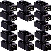 Kit 14 Conector 4 Vias Technoise Com Trava Macho E Fêmea Som Kit 14 Conector 4 Vias Technoise Com Trava Macho E Fêmea Som