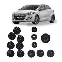 Kit 14 Grampos Presilha Parabarro Hyundai i30 09 a 16