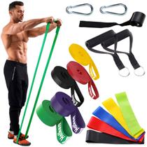 Kit 14 Itens Super Band Elastico Extensor Mini Band Treino Kit 14 Itens Super Band Elastico Extensor Mini Band Treino
