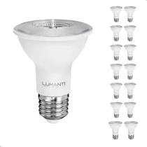 Kit 14 lâmpadas Led Par20 6,5w Bivolt Branco Quente 3000k