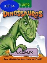 Kit 14 Livro Dinossauros - Alossauro