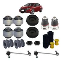 Kit 14 Pç Buchas + Coxim + Axios + Pivo Susp Diateira Versa Kit 14 Pç Buchas + Coxim + Axios + Pivo Susp Diateira Versa