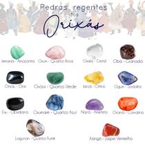 Kit 14 Pedras dos Orixás Cristal Natural Rolado Kit 14 Pedras dos Orixás Cristal Natural Rolado