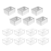 Kit 14 Pote Organizador De Geladeira Frutas Verduras Kit 14 Pote Organizador De Geladeira Frutas Verduras