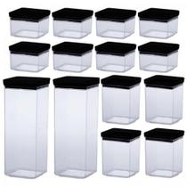 Kit 14 Potes Quadrado Lumini Black 1949 Paramount