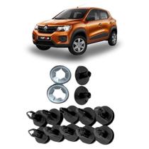 Kit 14 Presilhas Grampo Parabarro Dianteiro Kwid 2017 A 2021