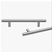 Kit 14 Puxadores Haste Redondo Inox Polido 160mm Móveis