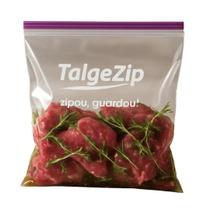 Kit 14 Sacos Zip Hermético TalgeZip Fecho Duplo 18x20cm BPA Free Freezer e Micro-ondas Kit 14 Sacos Zip Hermético TalgeZip Fecho Duplo 18x20cm BPA Free Freezer e Micro-ondas