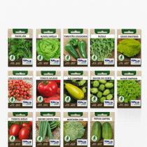 kit 14 Sementes de Hortas Hortalicas Legumes Verduras Pimentas Vegetais