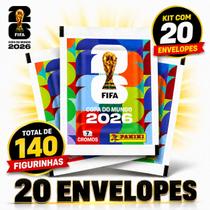 Kit 140 Figurinhas Do Álbum Copa Do Mundo 2026 20 Envelopes