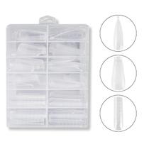 Kit 144 Molde F1 Bailarina Quadrada Stiletto Unhas Polygel