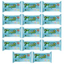 Kit 14x Toalhas Umedecidas Bebê Limpinho aloe vera Aloe Vera 45Un Cada
