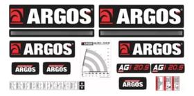 Kit 15 Adesivos Munck Argos AGI 20.5 c/ Etiqueta MK Kit 15 Adesivos Munck Argos AGI 20.5 c/ Etiqueta MK