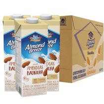 Kit 15 Bebida Vegetal de Amendoas Almond Breeze Baunilha 1L