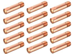 Kit - 15 Bico / Tubo De Contato Para Tocha Mig M6x25 0,8mm - 15AK / 24KD Kit - 15 Bico / Tubo De Contato Para Tocha Mig M6x25 0,8mm - 15AK / 24KD