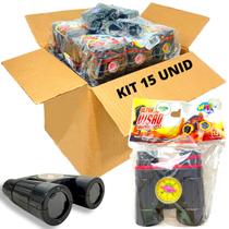 Kit 15 Binóculos Infantil C/ Lente Bussola Lembrancinha