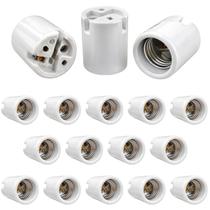 Kit 15 Bocal Soquete Base E27 Porcelana Reforçado 4A 0~250V