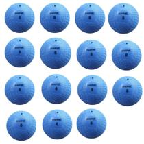Kit 15 Bola de Iniciação N8 para Crianças em Borracha Azul Kagiva