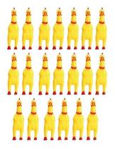 Kit 15 Brinquedos Pet Mordedor Borracha Frango Galinha para cães cachorros Pets - Pequeno Kit 15 Brinquedos Pet Mordedor Borracha Frango Galinha para cães cachorros Pets - Pequeno