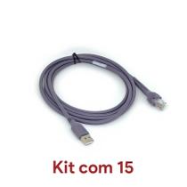 Kit 15 Cabo Usb Leitor Symbol Motorola Zebra Ls2208 / Ls7708 / DS Kit 15 Cabo Usb Leitor Symbol Motorola Zebra Ls2208 / Ls7708 / DS