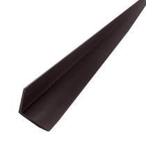 Kit 15 Caixas com 150 M Cantoneira em L Pvc Protetor de Canto 25x25mm Barra 300cm Bariri Marrom