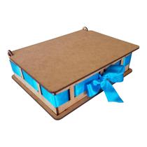 Kit 15 Caixas Passa Fita Lembrancinhas 20X16X6 Cm Mdf Kit 15 Caixas Passa Fita Lembrancinhas 20X16X6 Cm Mdf
