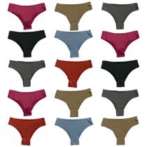 Kit 15 Calcinhas Atacado Tanga Fristyle Em Microfibra Sem Costura Adulto Kit 15 Calcinhas Atacado Tanga Fristyle Em Microfibra Sem Costura Adulto