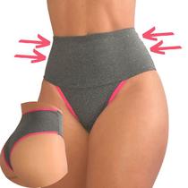 Kit 15 Calcinhas Fitness Cós Alto Com Compressão Pra Barriga