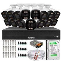 Kit 15 Câmeras Segurança FullColor Visão Noturna Colorida Dvr Intelbras 1016c Hd 500gb Kit 15 Câmeras Segurança FullColor Visão Noturna Colorida Dvr Intelbras 1016c Hd 500gb