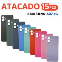 Kit 15 Capa Capinhas Coloridas Compatível Para Galaxy A07 4G