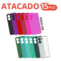 Kit 15 Capa Capinhas Coloridas Compatível Para Realme C65
