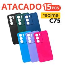 Kit 15 Capa Capinhas Coloridas Compatível Para Realme C75