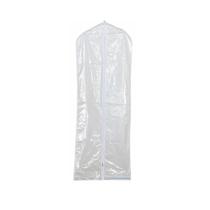 Kit 15 Capa Vestido com Zíper 1,50 Para Ternos e Roupas Frente Pvc Cristal transparente e TNT