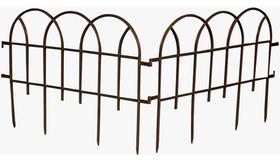 Kit 15 Cerquinhas Decorativa Jardim Romana Marrom 6,40 Mts