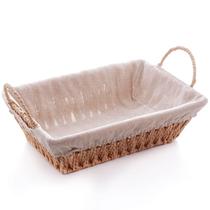 Kit 15 Cestas para Servir Pães 29x19x12cm Restaurantes Forro Tecido Wolff Frutas Decoração Kit 15 Cestas para Servir Pães 29x19x12cm Restaurantes Forro Tecido Wolff Frutas Decoração