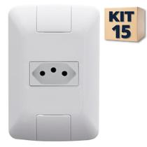 Kit 15 Conjunto Tomada 20a/250v- Tramontina Aria