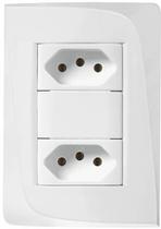 Kit 15 conjunto tomada dupla 10a 250v pezzi tendenza 50000