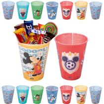 Kit 15 Copos Festa Infantil Mickey Estampa Futebol 320ml Lembrancinha Aniversário