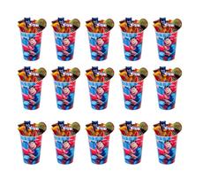 Kit 15 Copos Superman Festa Geek sacolinha Lembrancinha Kit 15 Copos Superman Festa Geek sacolinha Lembrancinha