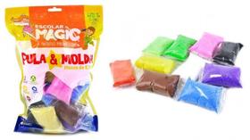 Kit 15 Cores Pula e Molda Massa de E.V.A 150g - KOPECK